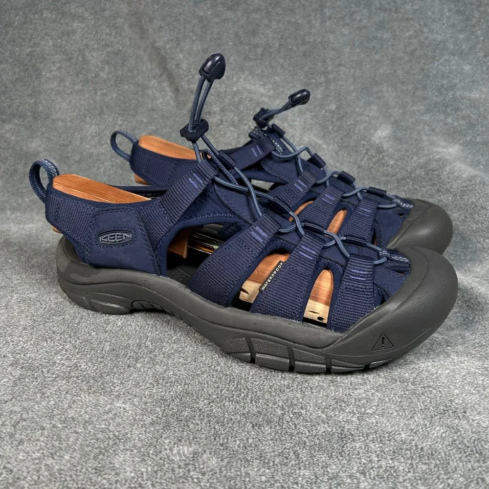 Keen Newport H2 Sandals Hiking Navy Blue Waterproof Wate Mens 11.5 1028517